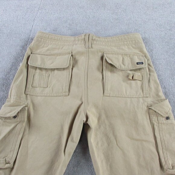 Baby Boo Fashion Cargo Pants Womens XS Sand Brown Tinashe Utility Baggy Relaxed - Picture 5 of 14